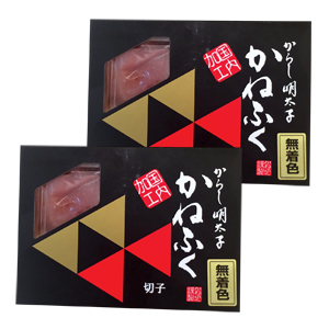 Kanefuku Spicy Pollock Roe 145g × 2 (Cut Piece)