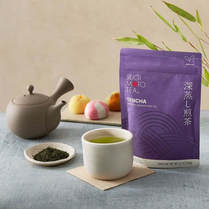 杉本製茶　深蒸し煎茶3パックセット ルーズリーフ　PSE