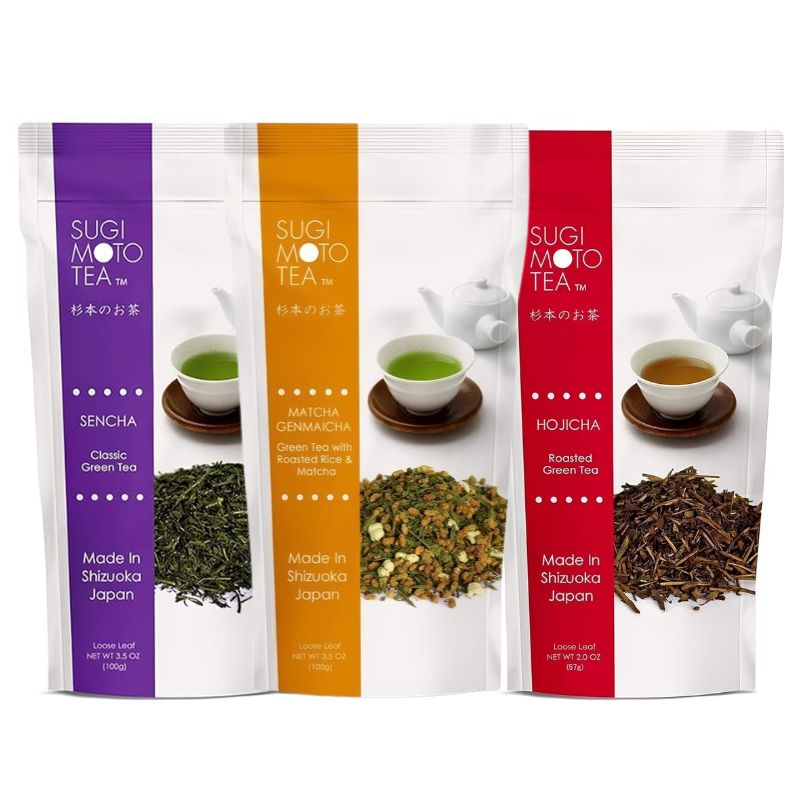 杉本製茶　煎茶、ほうじ茶、玄米茶 ルーズリーフ詰め合わせ PSC